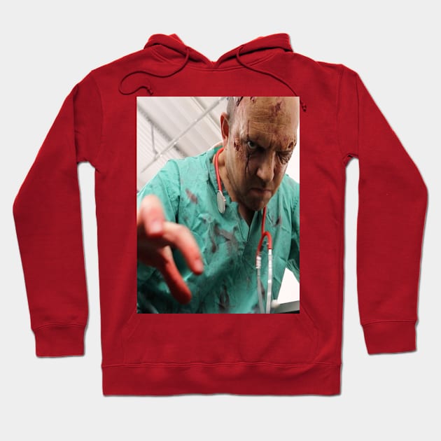 Zombie surgeon Hoodie by Fussell Films